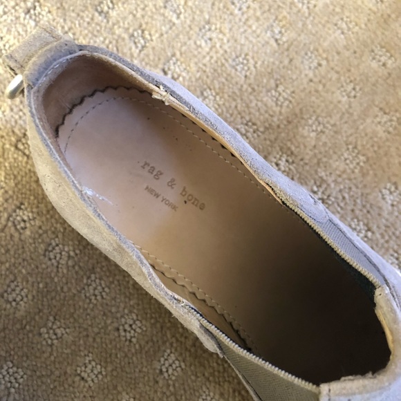 Rag & Bone Finlay ankle boot, stone suede, US 8 - Picture 7 of 9